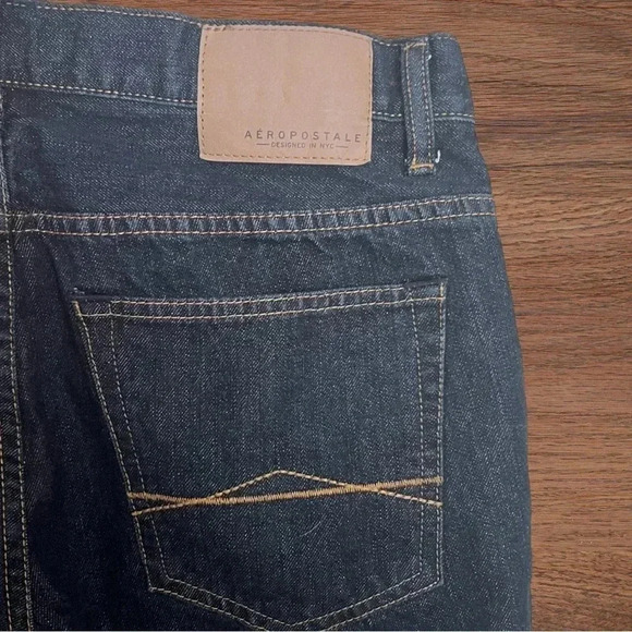 Aéropostale 32x30 Men’s Slim Straight Dark Wash Denim Jeans - Picture 3 of 6